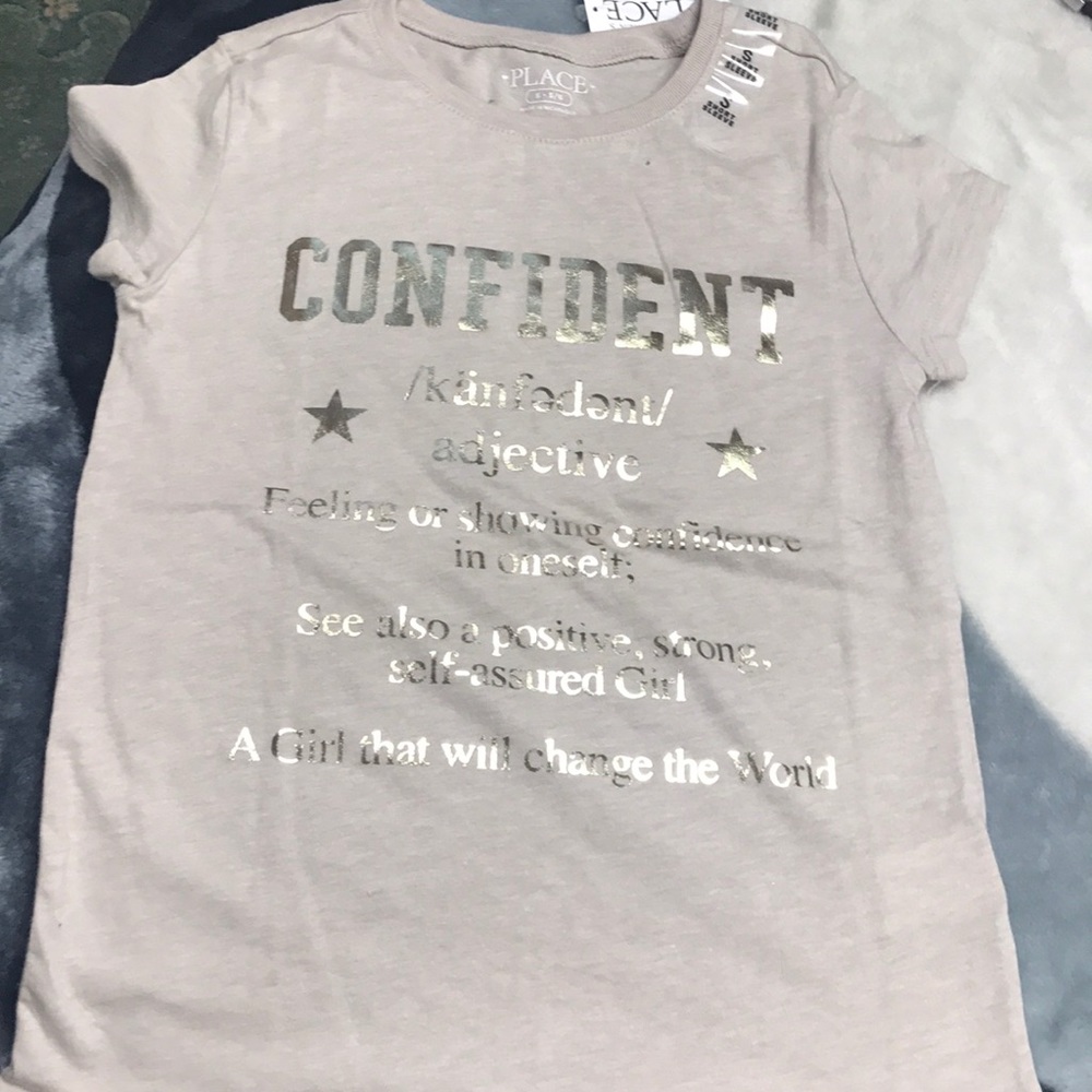 "Confident" T-shirt size Small NWT